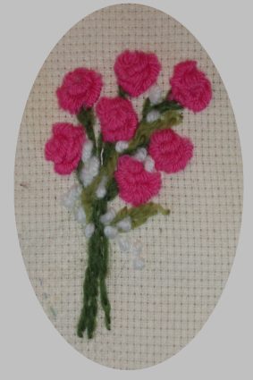 Kukkaortti, villalanka