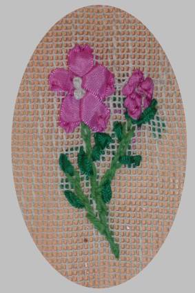 Kukkaortti, silkkinauha